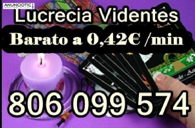 Tarot bueno y Barato de Lucrecia. 806 099 574. a 0,42/min.,,