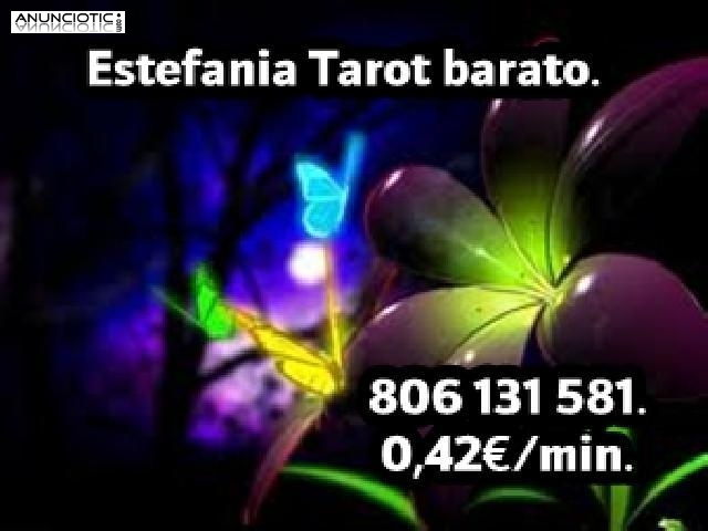 Vidente barata Estefania Tarot barato. 806 131 581. 0,42/min.-