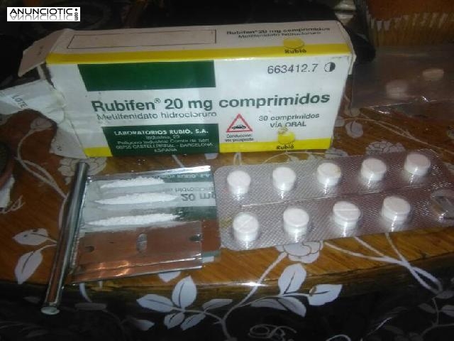 Se vende Rubifen 20 mg (30 comprimidos) a 30 la caja..