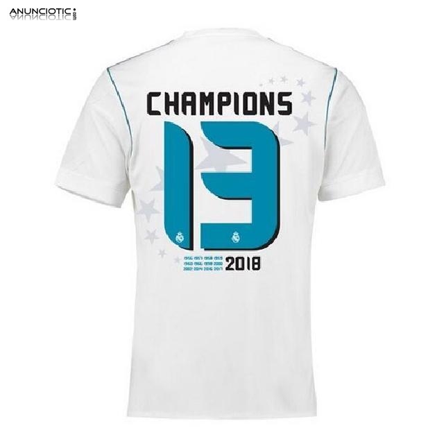 Camiseta Real Madrid Champions 13 Primera 2017-2018