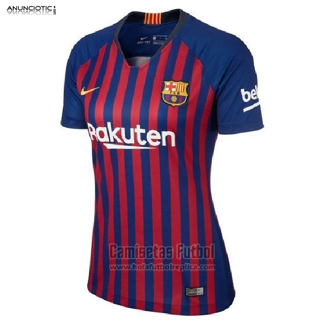 camiseta Barcelona mujer replica 18-19