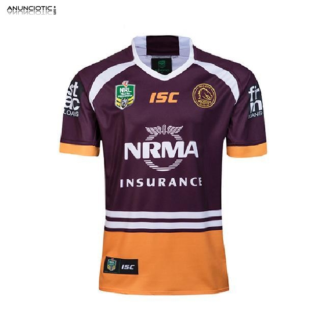 vende camisetas rugby Brisbane Broncos - barata,replicas
