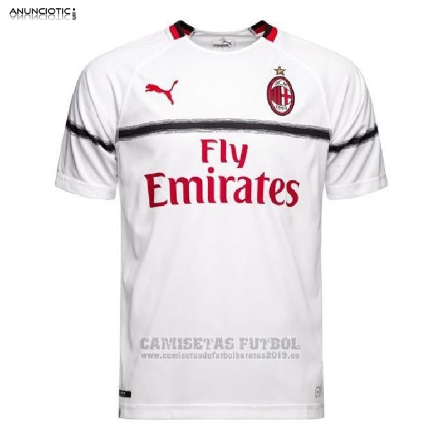 Camiseta de futbol AC Milan barata 2019 | camisetas de futbol baratas