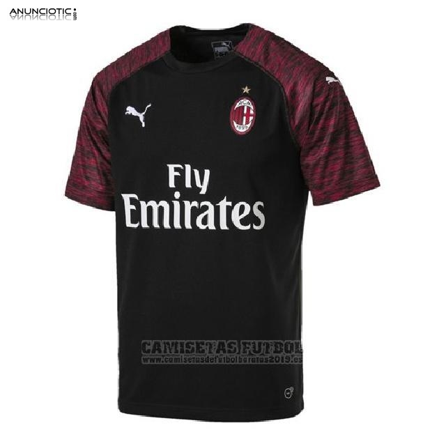 Camiseta de futbol AC Milan barata 2019 | camisetas de futbol baratas