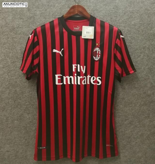 Replicas camisetas futbol AC Milan 2019-2020