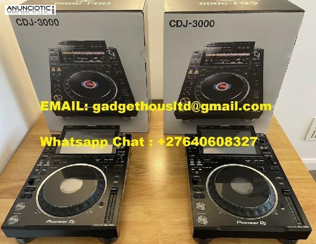 Pioneer CDJ-3000, Pioneer CDJ 2000 NXS2, Pioneer DJM 900 NXS2 DJ Mixer