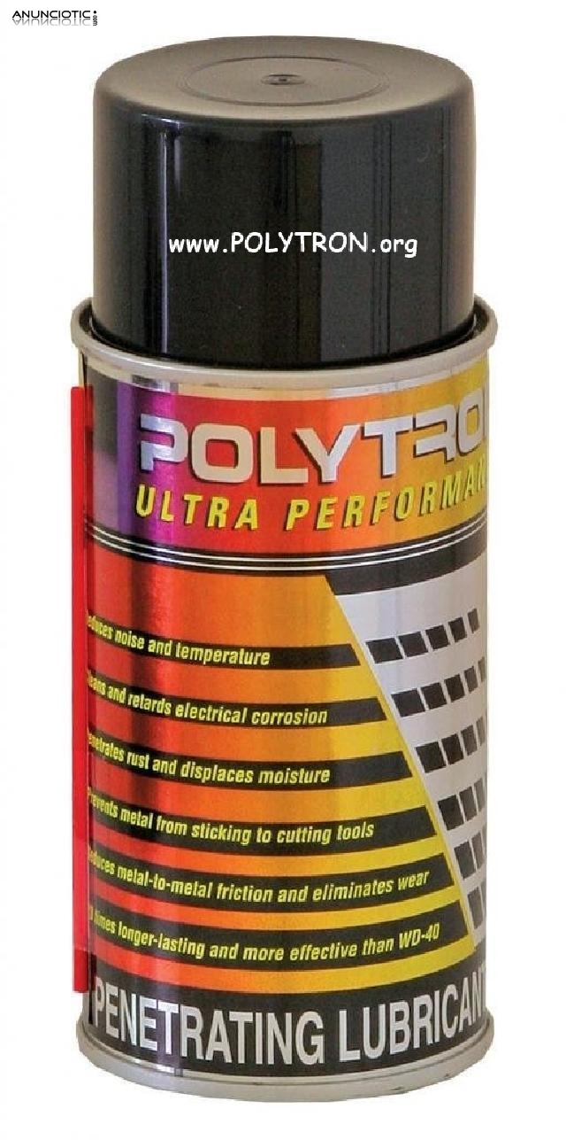 POLYTRON PL - Lubricante penetrante - Spray - 20 veces ms duradero y efica