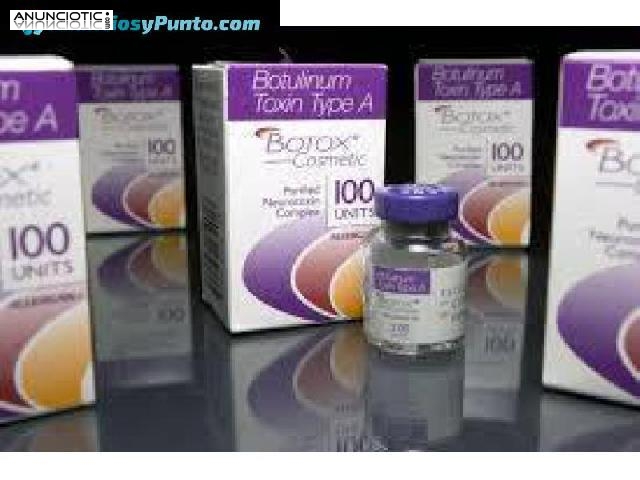 (100% efectivo) Juvederm, Radiesse, Restylane, Botox 100 UI, Reloxin (Dyspo
