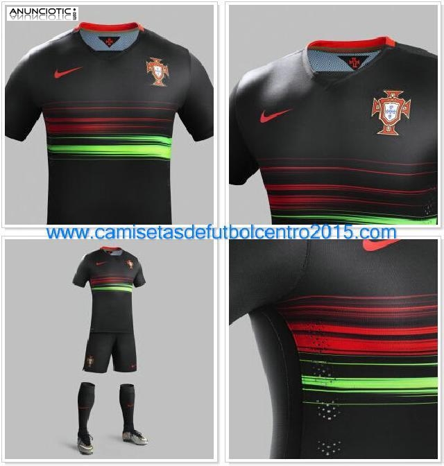 nueva Camisetas Portugal baratas 2015 Segunda