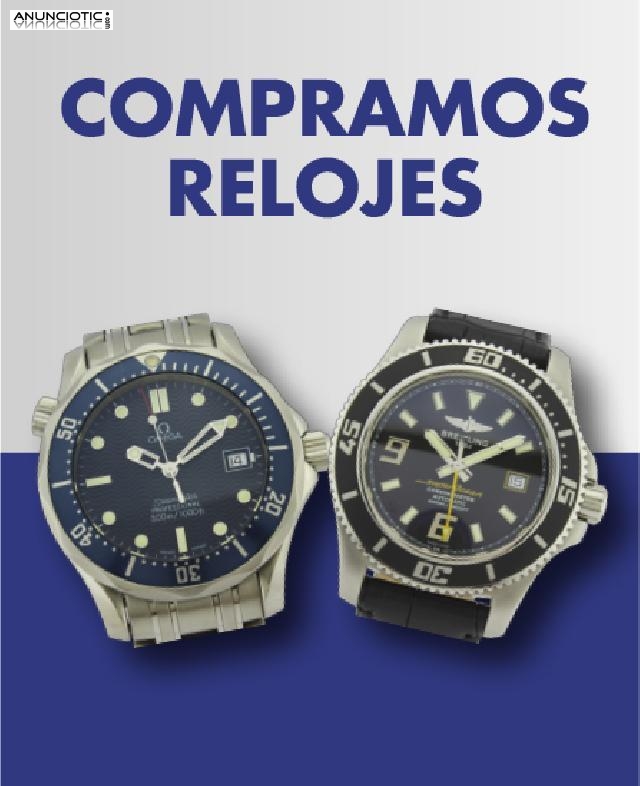 Rolex, Hublot, IWC, Patek Philippe, Breitling.. compramos relojes de marca.