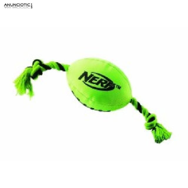 Balón con cuerda , nerf dog, 