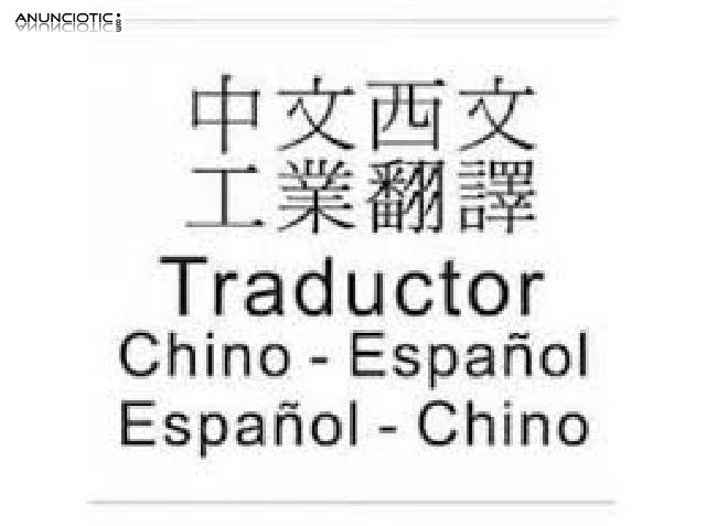 Intérprete traductor chino español en china 