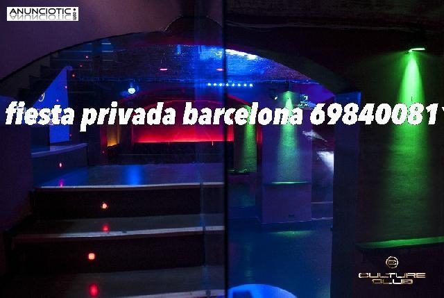 Locales para fiestas privadas barcelona