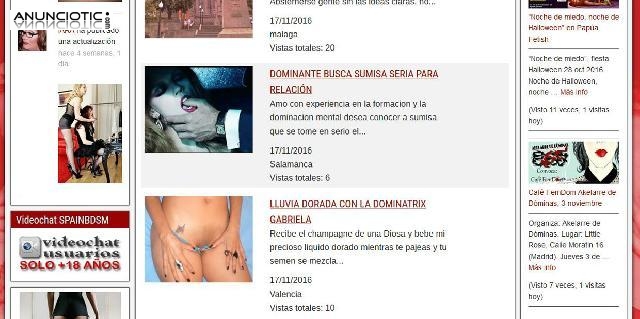 Portal de anuncios gratuitos BDSM
