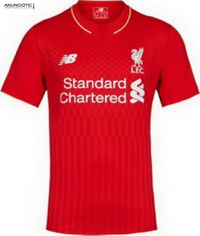 Camiseta del Liverpool Primera 2015/2016