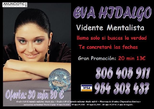 Eva Hidalgo, muy buena tarotista y vidente 806405911 Experta en fechas