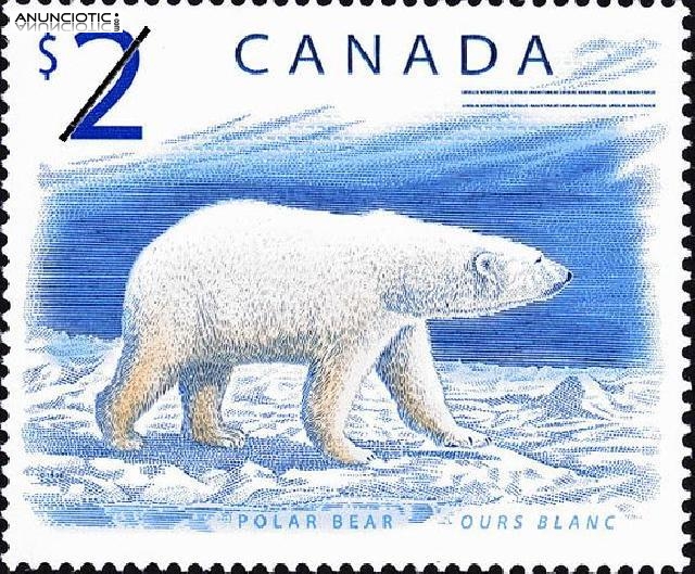 Cambio sellos de Canadá por Alemania 3x1