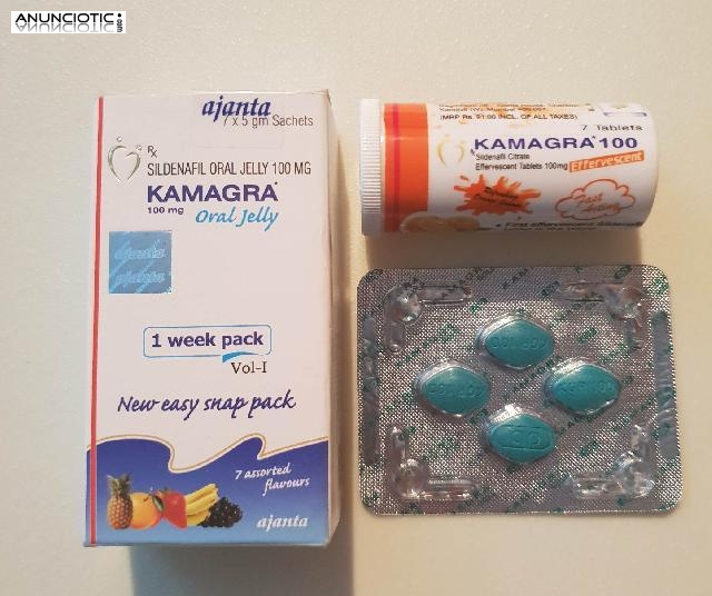 En Venta Kamagra 100 mg Sildenafil - Viagra Genérico (Envíos Toda España)