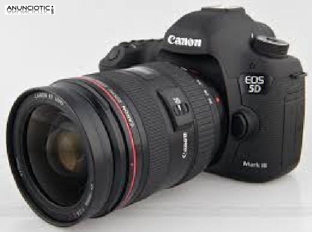 Canon EOS 5D Mark III EF 24-70mm f / 4 Es Kit de lentes 