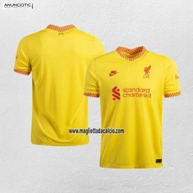Camiseta de la tercera equipacin del Liverpool 2021-2022