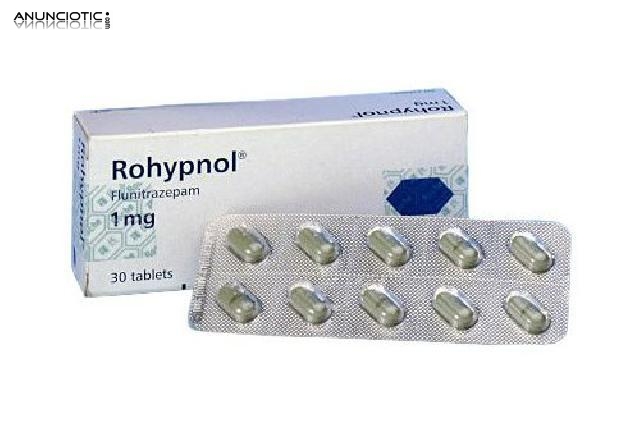 mejores pastillas para dormir Rohypnol (flunitrazepam), Ritrovil, zolpidem,
