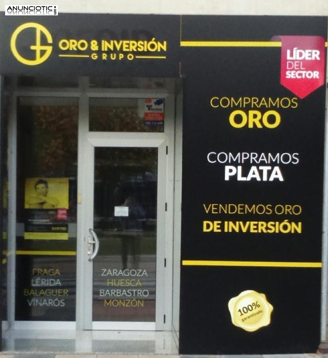 GRUPO ORO E INVERSION COMPRA SU ORO Y PLATA, MONZON