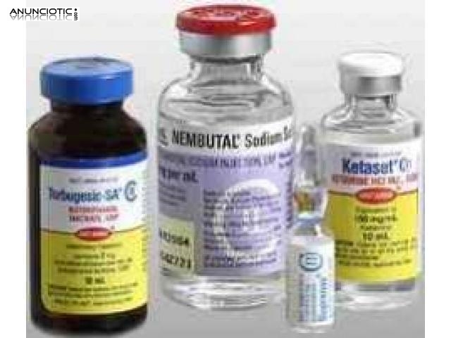 Nembutal, productos químicos de investigación, esteroides y analgésicos par