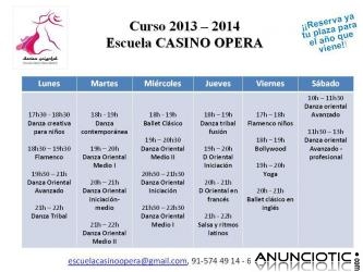 Clases de baile en Madrid - Escuela Casino Opera Madrid