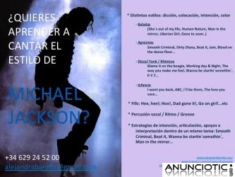 Clases de canto: aprende a cantar en el estilo de Michael Jackson