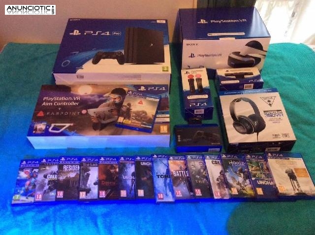 nuevos Sony Ps4 pro 1tb console con 8 juegos 150euros Navidad venta
