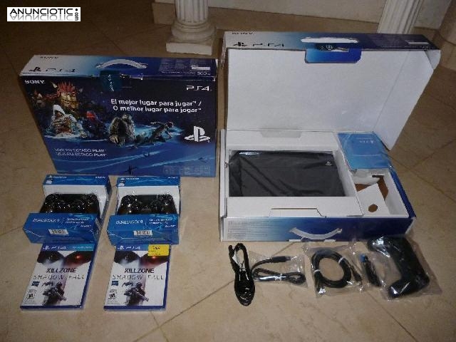 venta Sony PS4 500gb console con cuatro Juegos 170
