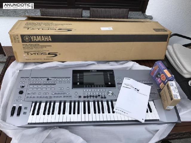 nuevos Yamaha Tyros 5 61Keys teclado 1000 Navidad venta