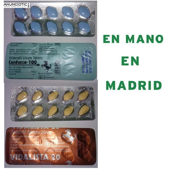 VIAGRA Y CIALIS GENERICOS EN MANO MADRID