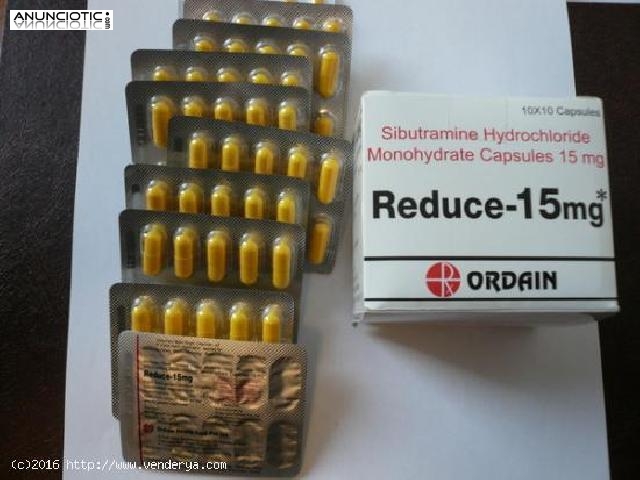 Reduce 15 mg (Sibutramina Meridia) 30 cápsulas