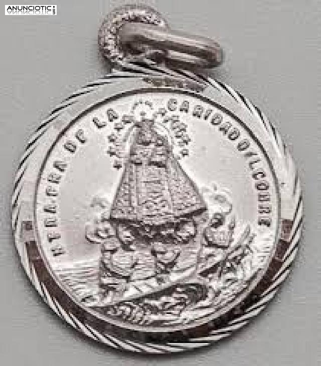 Medallas CARIDAD DEL COBRE oro y plata