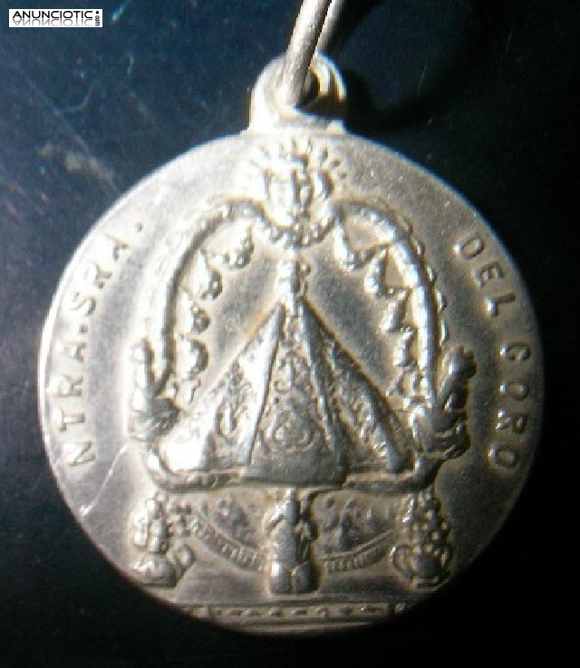 Medalla virgen del Coro en oro o en plata