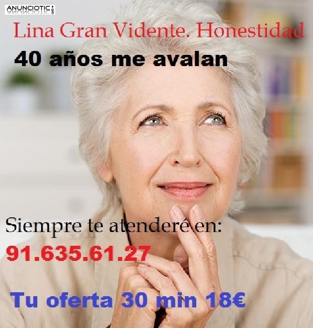 Lina Gran Vidente 40 años le avalan. Tarot Oferta 18 30 min