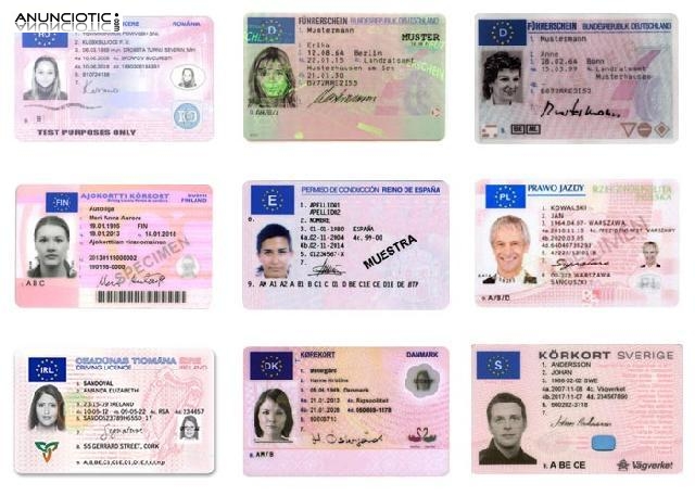 Documentos de Identidad - Permisos de Conducir - Europeos