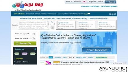 La mejor Web de Micro Trabajos Online y Servicios Freelance en Espaol