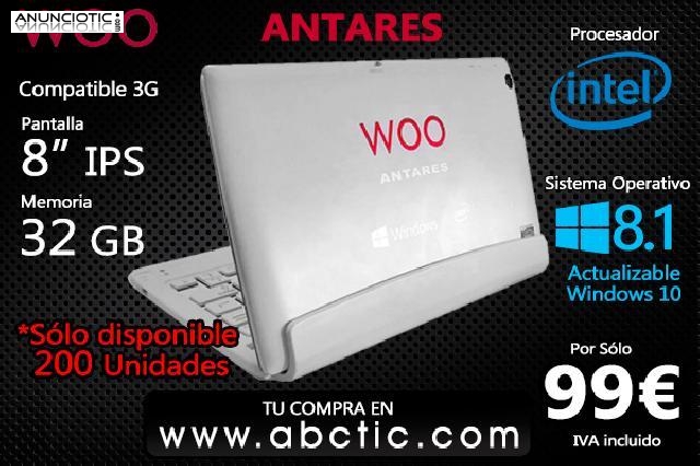 Tablet pc woo  8041w quad core 8,  ips 32gb