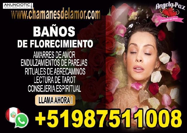 BAÑO DE FLORECIMIENTO ANGELA PAZ +51987511008