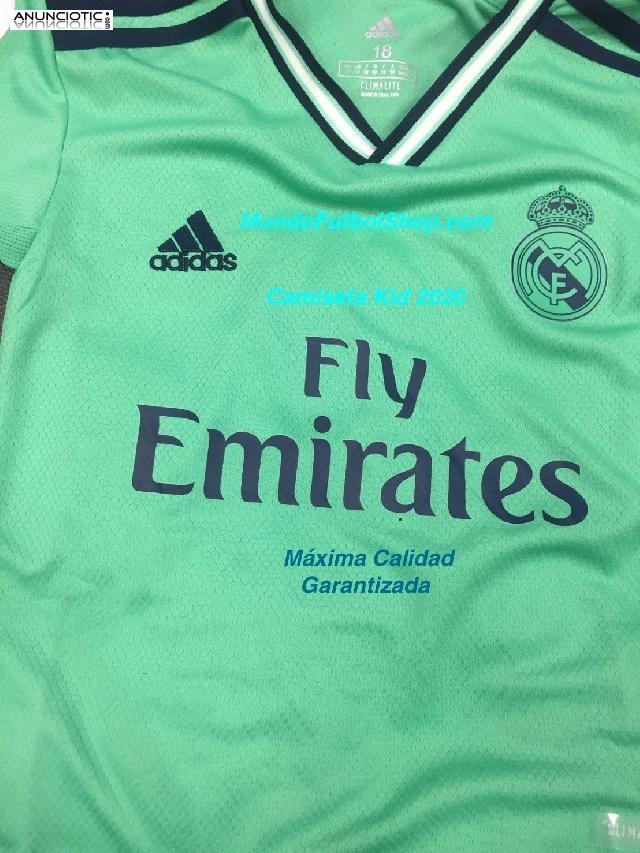 Camiseta y Pantaln Madrid Nio 2020