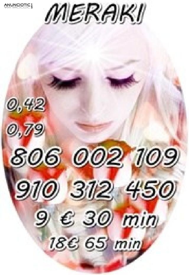 Videncia y Tarot  Promoción Visa 4  15 min. 910 312 450 / 806 002 109