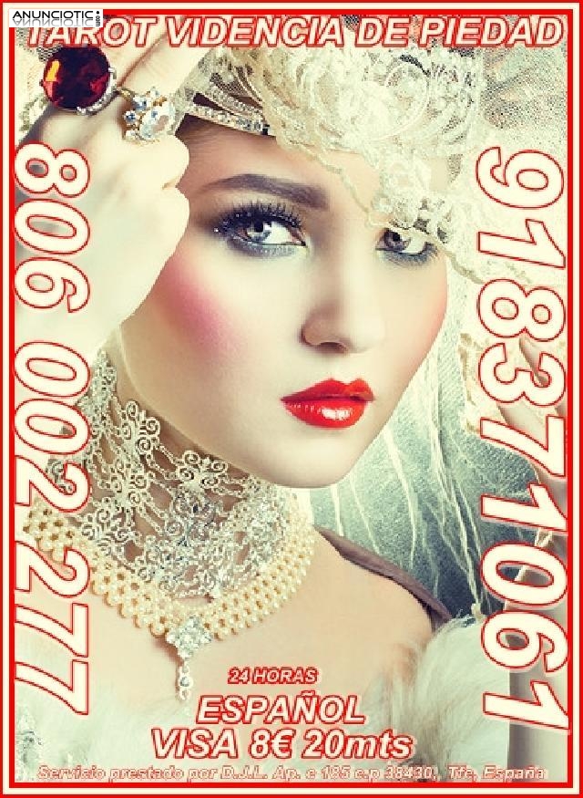 Tarot economico Lois Visa 918 371 235 desde 5� 15mtos, las 24 horas a tu di
