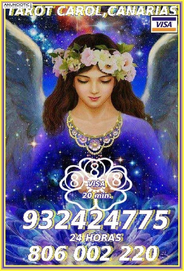 Oferta tarot  Carol 5� 15min 932 424 775  las 24 horas del d&iacute;a.