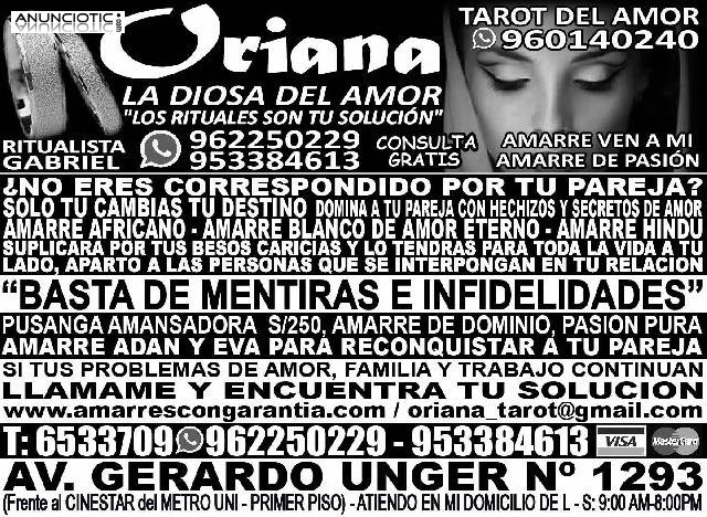 VIDENCIA, RITUALES DE AMOR Y BA&Ntilde;OS DE FLORECIMIENTO ORIANA LA DIOSA DEL AMO
