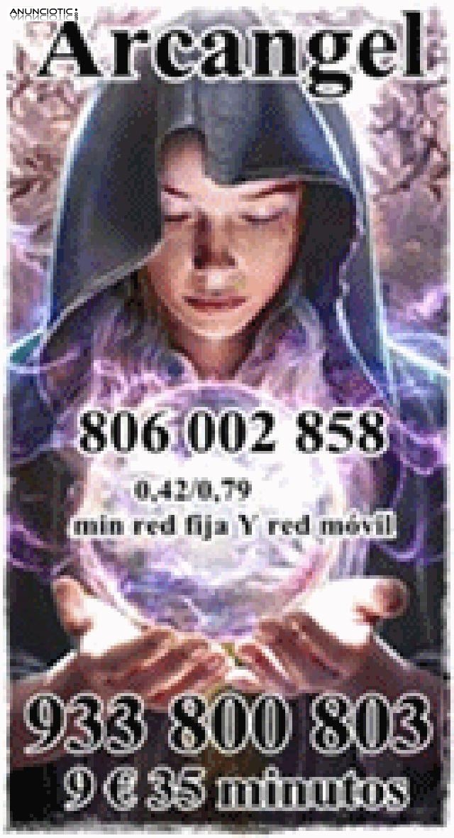 Tarot econ&oacute;mico 806 -002-858 - 0,42/0,79 cm y visa 933 800 803