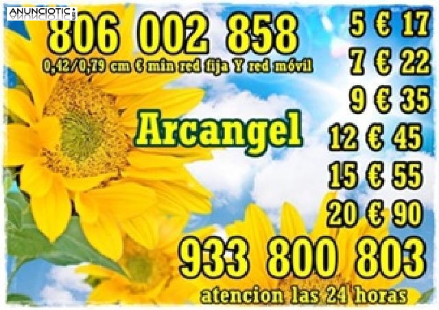 Tarot econ&oacute;mico 806 -002-858 - 0,42/0,79 cm y visa 933 800 803