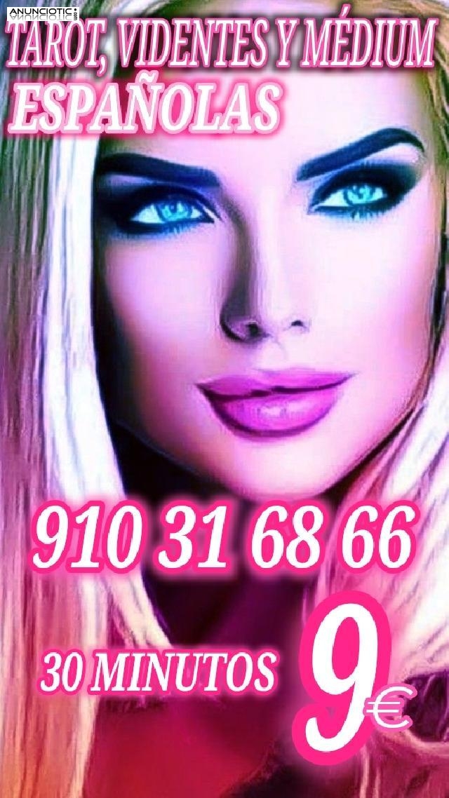 Tarot, videntes y m&eacute;dium Espa&ntilde;oles 30 minutos 9 euros 