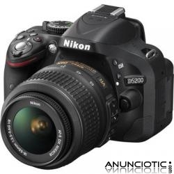 C&aacute;mara Nikon D5200 SLR digital con lente 18-55mm (Negro)